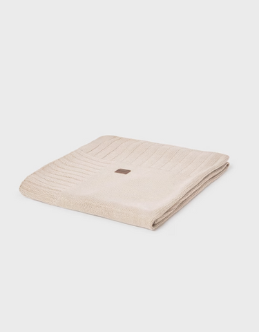 9942 Baby UNISEX Heirloom Knit Blanket - Neutral Sand Dune