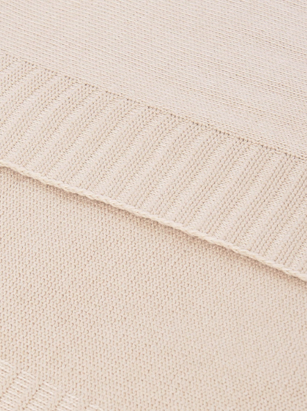 9942 Baby UNISEX Heirloom Knit Blanket - Sand Dune