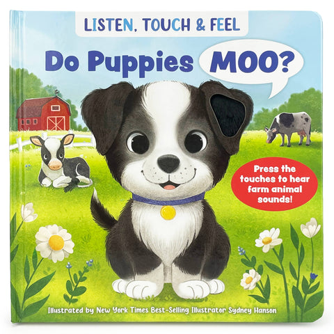 Board Book - Ineractive Do Puppies Moo? Listen, Touch & Feel