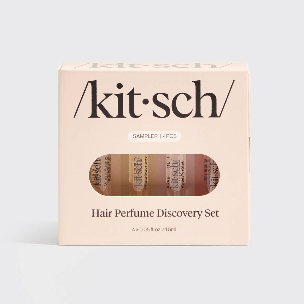 Kitsch Hair Perfume Discovery Set, 4 Mini Sampler Bottles