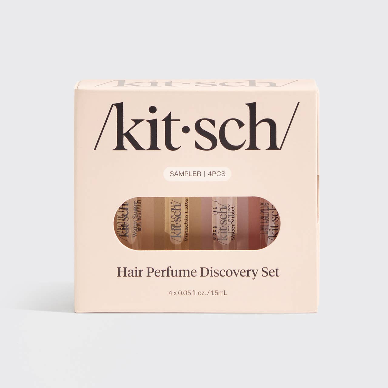 Kitsch Hair Perfume Discovery Set, 4 Mini Sampler Bottles