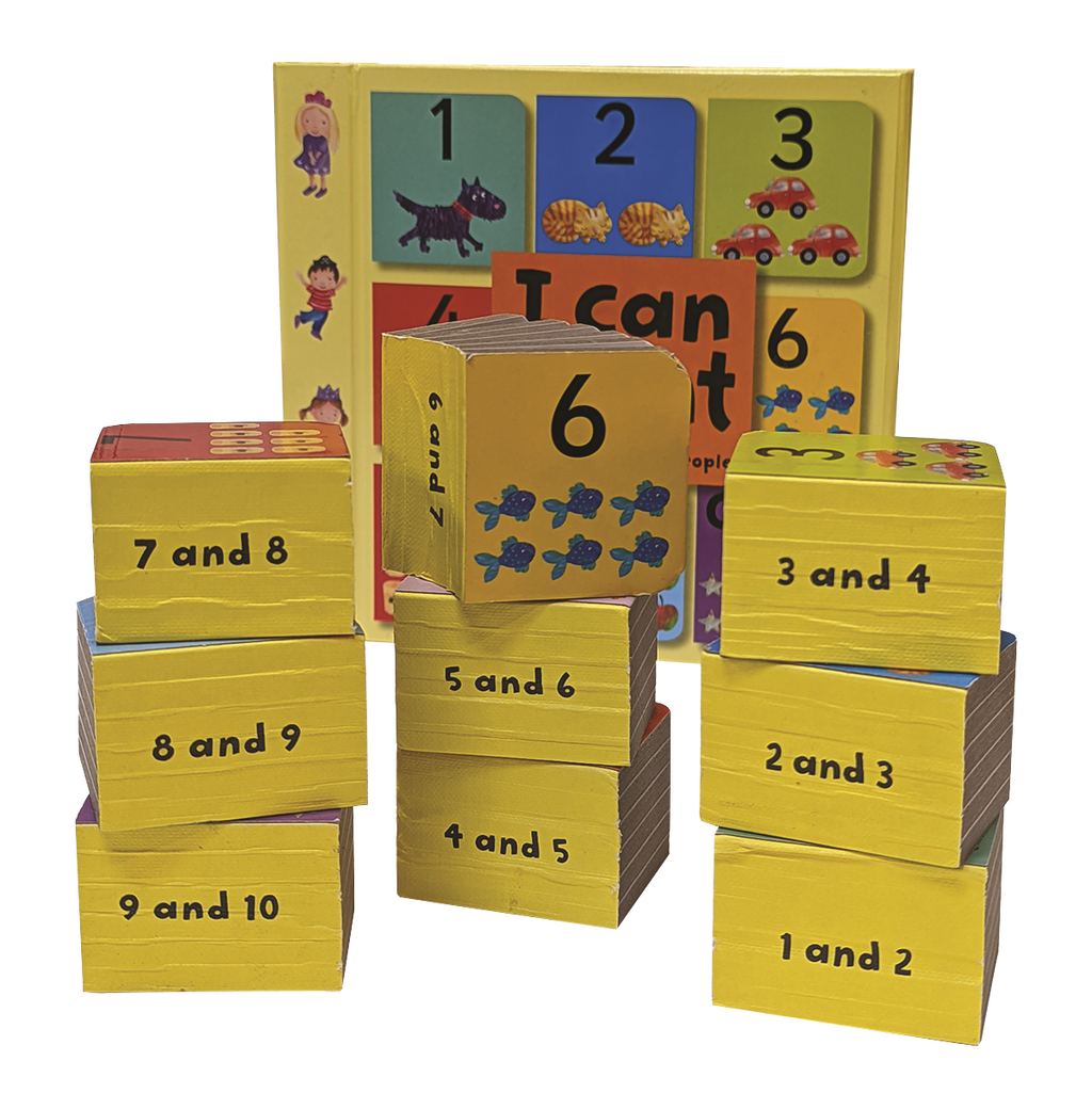 I Can Count mini board books, 1 and 2 through 9 and 10