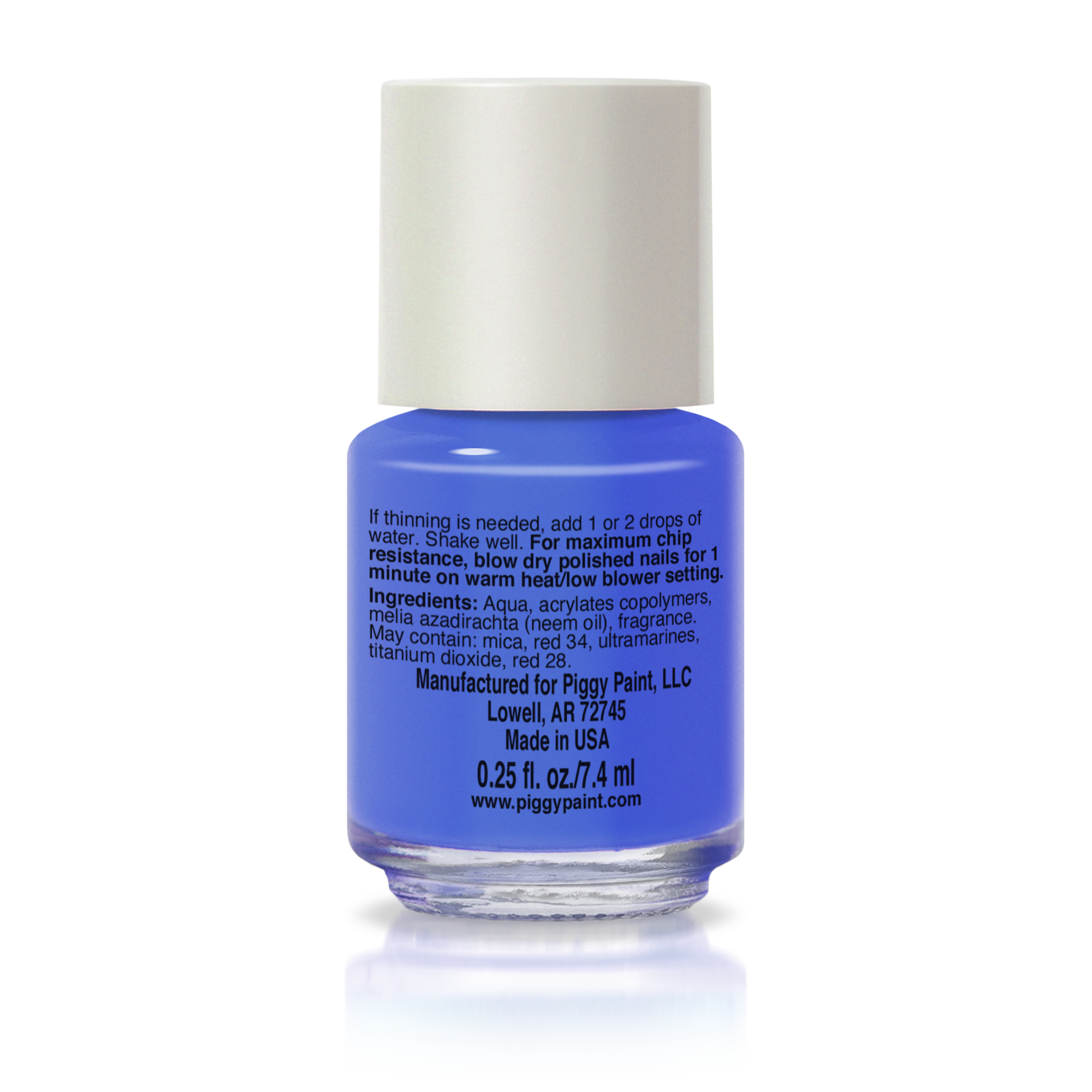 Piggy Paint Non-Toxic Kid-Safe Scented Nail Polish - Bossy Blueberry 🫐