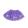 Angel Dear Sparkle Sequined Tulle Tutu Skirt - Halloween Purple Cat