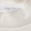 Angel Dear Eco Modal Ribbed L/S Turtleneck - Sugar Swizzle White