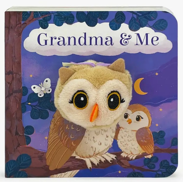 Board Book Finger Puppet, Grandma and Me - Owl