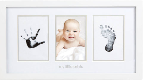 Babyprints Handprint and Footprint Picture Frame, Nursery Decor Gift