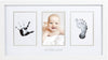 Babyprints Handprint and Footprint Picture Frame, Nursery Decor Gift