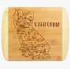 Totally Bamboo Slice of Life Cutting & Serving Board - California