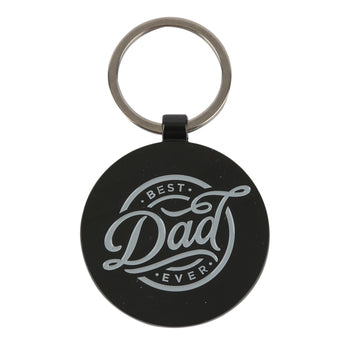 Best Dad Ever engraved keyring