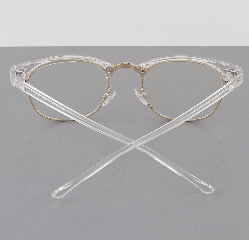 Blue Light Blocker Glasses, Non-Prescription, ADULT/JUNIOR, Half Frame (CLICK FOR COLOR OPTIONS)