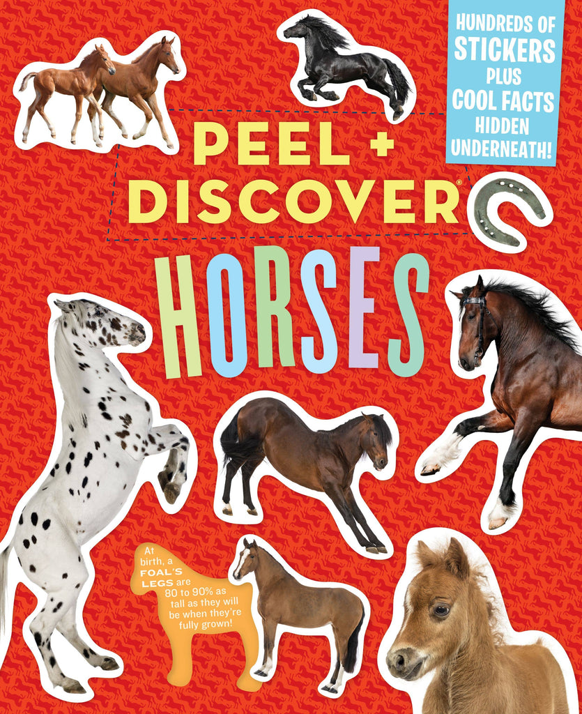 Book - Peel + Discover Sticker Activity Book: Horses