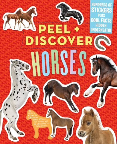 Book - Peel + Discover Sticker Activity Book: Horses