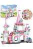 Builder Brick XL Set, Fairytale Dream Pink Castle (740 pcs)