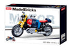 Builder Bricks - Colorful Motorcycle Building Brick Kit (197pcs)