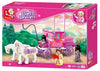 Builder Bricks - Girl's Dream Royal Carriage Building Brick Kit (137 Pcs)
