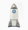 Hand-painted Ceramic Money Bank - Spaceship Rocket