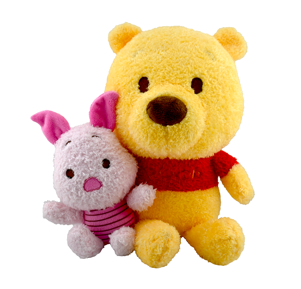 Disney Winnie the Pooh - Pooh and Piglet Best Friends Cuteeze Sensory Plush