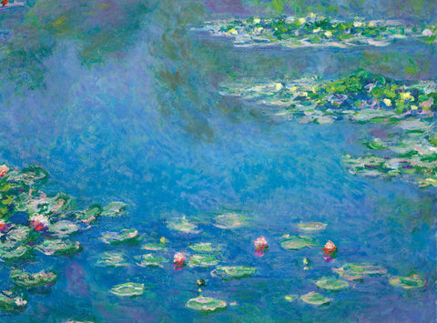Fine Art Puzzle in a Cube, Monet Water Lilies (100 pcs)
