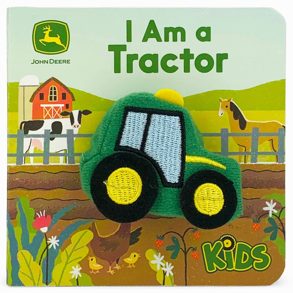 Finger Puppet Board Book -John Deere Kids, I Am A Tractor
