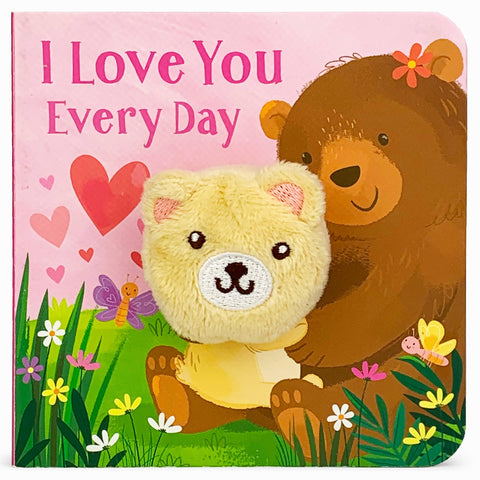 Finger Puppet Board Book - I Love You Every Day