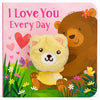 Finger Puppet Board Book - I Love You Every Day