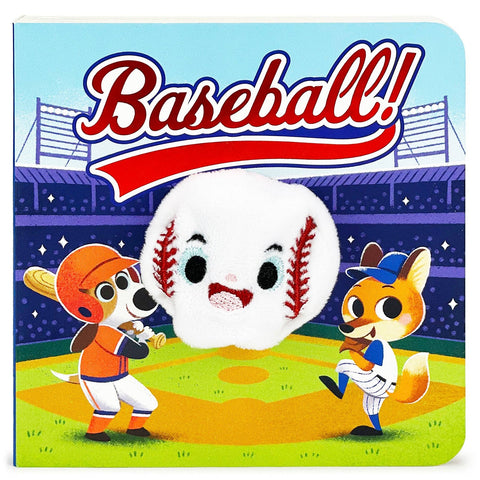 Finger Puppet Board Book - Interactive Baseball