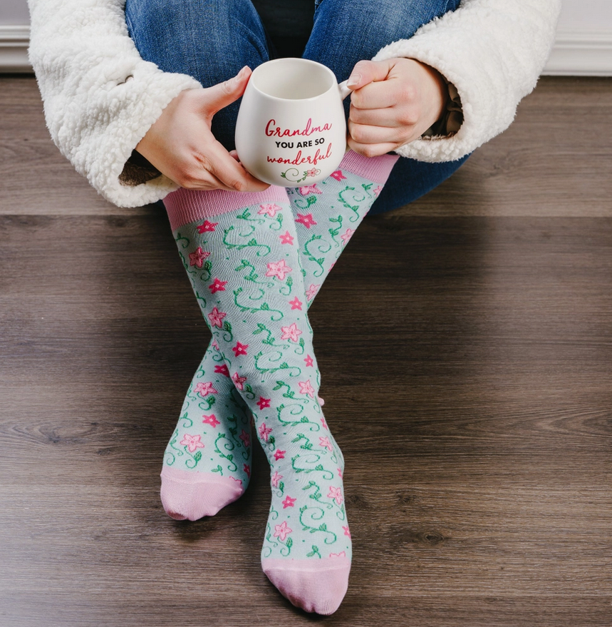 Grandma You are So Wonderful Mug & Sock Set, 15.5oz