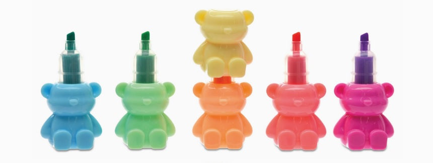 Gummy Bear Stackable Color Markers Set, 6PC Set