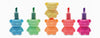 Gummy Bear Stackable Color Markers Set, 6PC Set