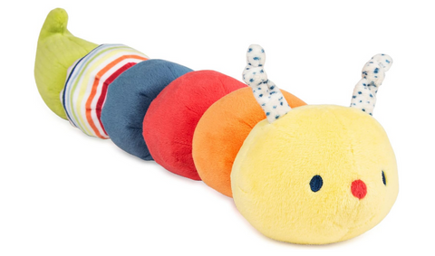 Gund Crinkle Collection Colorful Multi Sensory Plush Toy - 14" Caterpillar