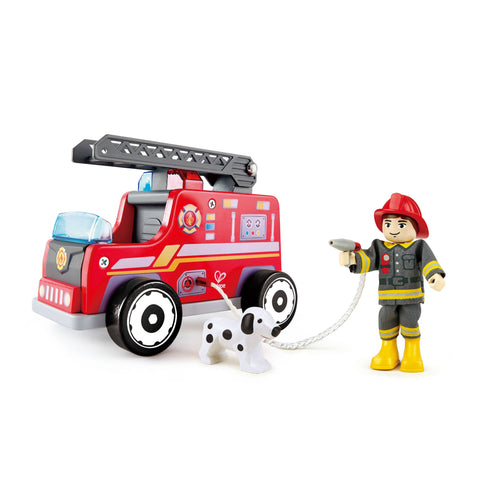Hape Germany - Fire Rescue Team 3pc Toy Set