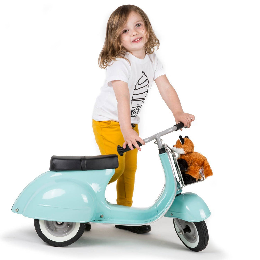 Hape Germany, Ambosstoys Retro Scooters - PRIMO Ride-On Toy, Classic Mint