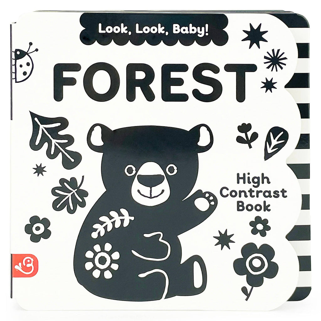 High Contrast Black and White Book - Look, Look, Baby! Forest