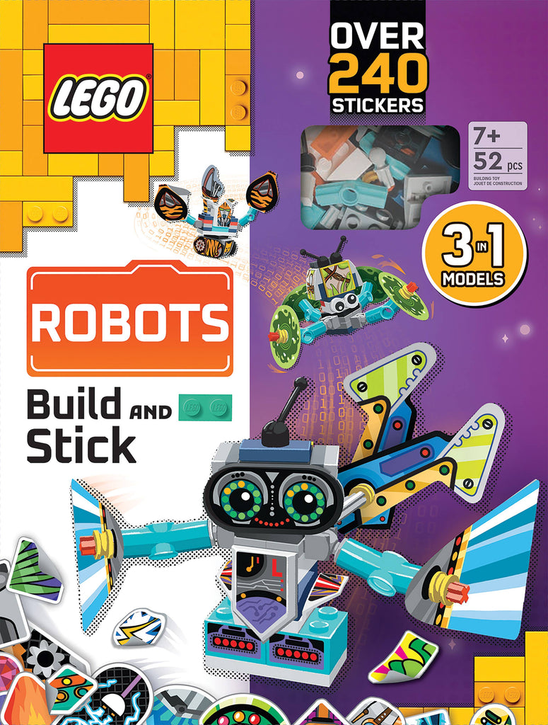 LEGO® Build and Stick: Robots, 7yrs+