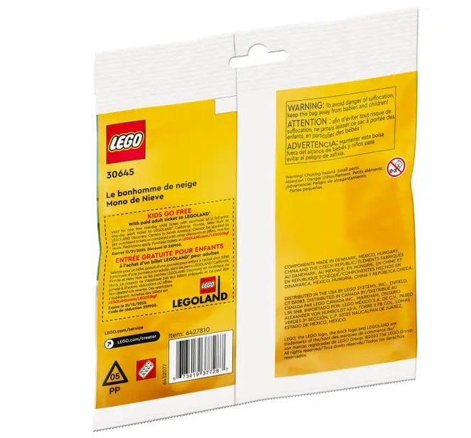 LEGO Creator, Mini Snowman Kit, 6yr+