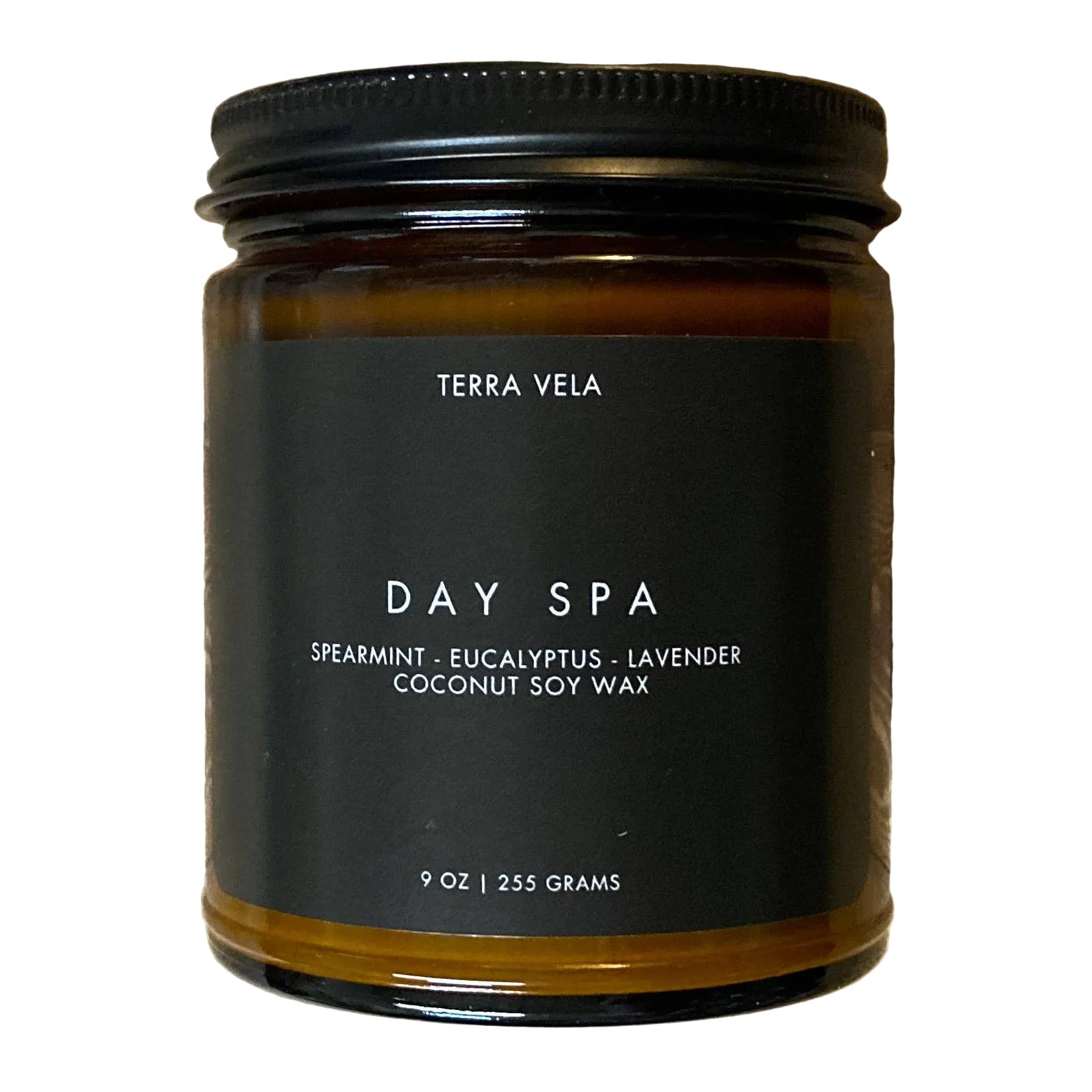 Made in USA, Soy Black Amber Collection - Day Spa Soy Candle