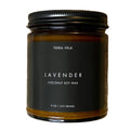 Made in USA, Soy Black Amber Collection - Lavender Soy Candle