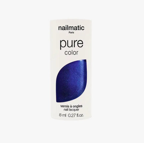 Nailmatic Made in France - Plant Based Non-Toxic Nail Polish - Azule Pearly Blue