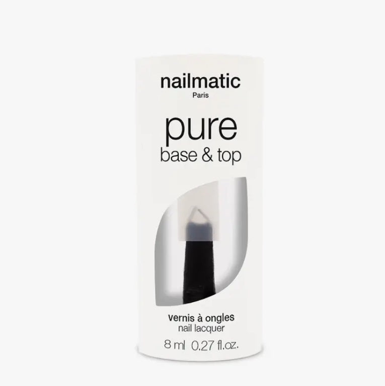 Nailmatic Made in France - Plant Based Non-Toxic Nail Polish - Base & Top Coat
