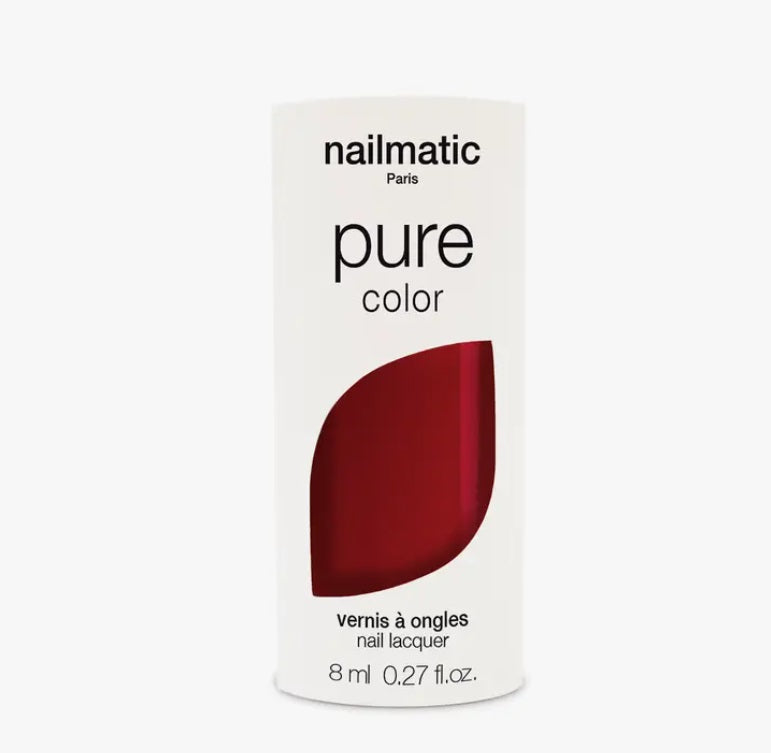 Nailmatic Made in France - Plant Based Non-Toxic Nail Polish - Kate Burgundy