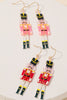 teens and adult nutcracker dangling earrings, fashion jewelry
