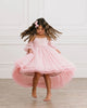 Ollie Jay Velvet Layered Ombre Tulle Gown -Everly Rose Pink