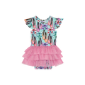 Posh Peanut Bamboo S/S Tulle Skirt Bodysuit Dress - Irina Ballet Slippers