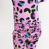 Posh Peanut Bamboo RUFFLED Zippered Footie -  Electric Leopard