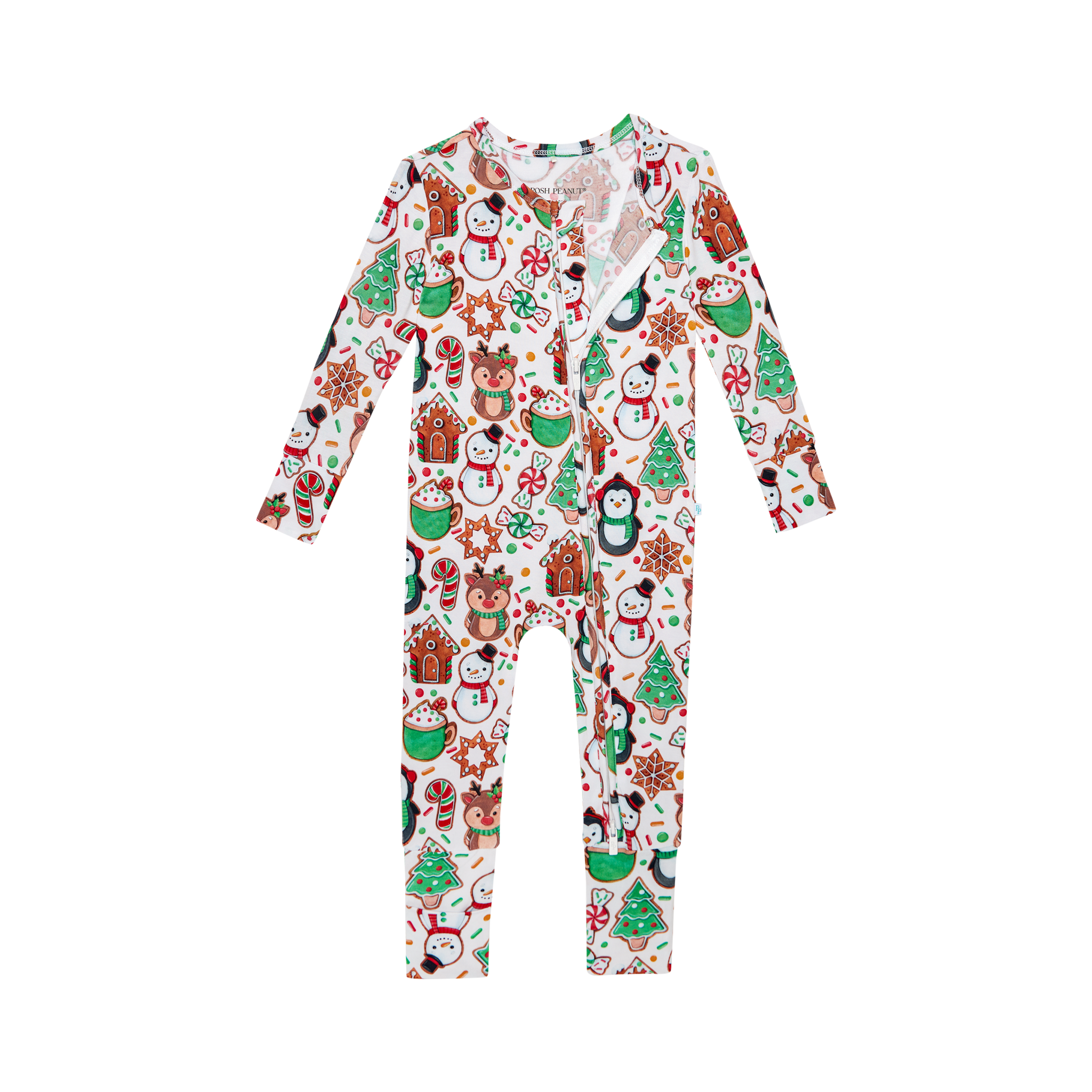 Posh Peanut Bamboo Convertible Zippered One Piece UNISEX - Cookie Medley