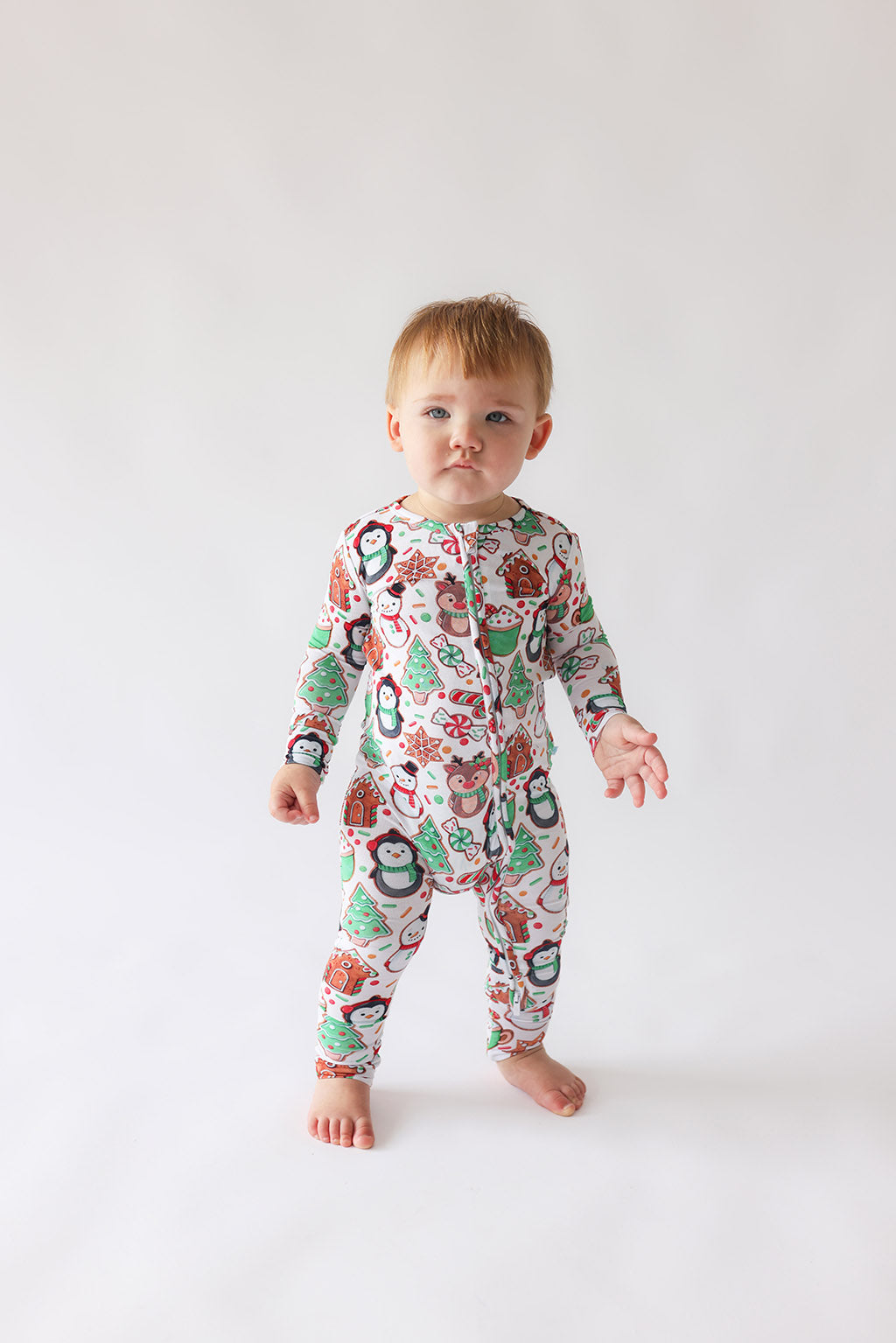 Posh Peanut Bamboo Convertible Zippered One Piece UNISEX - Cookie Medley