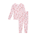 Posh Peanut Bamboo Kids 2PC L/S Basic PJ Lounge Set - London Autumn Microfloral