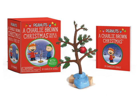 The Peanuts Charlie Brown Christmas Tree Kit & Mini Book - Official Licensed Collectible