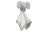 Plush Animal Lovey Blankie, 12"x12", Minky Elephant, Grey